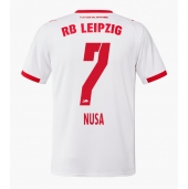 RB Leipzig Antonio Nusa #7 Hjemmebanetrøje 2025-26 Kort ærmer