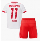 RB Leipzig Conrad Harder #11 Hjemmebanetrøje Børn 2025-26 Kort ærmer (+ bukser)
