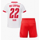 RB Leipzig David Raum #22 Hjemmebanetrøje Børn 2025-26 Kort ærmer (+ bukser)