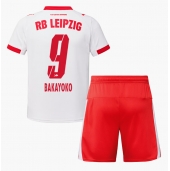 RB Leipzig Johan Bakayoko #9 Hjemmebanetrøje Børn 2025-26 Kort ærmer (+ bukser)