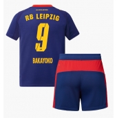 RB Leipzig Johan Bakayoko #9 Udebanetrøje Børn 2025-26 Kort ærmer (+ bukser)