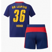 RB Leipzig Timo Werner #36 Udebanetrøje Børn 2025-26 Kort ærmer (+ bukser)