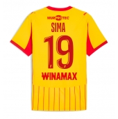 RC Lens Abdallah Sima #19 Hjemmebanetrøje 2025-26 Kort ærmer