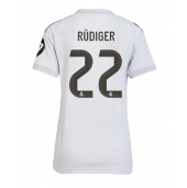 Real Madrid Antonio Rudiger #22 Hjemmebanetrøje Dame 2025-26 Kort ærmer