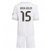 Real Madrid Arda Guler #15 Hjemmebanetrøje Børn 2025-26 Kort ærmer (+ bukser)