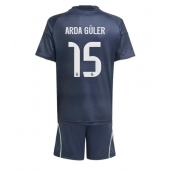 Real Madrid Arda Guler #15 Udebanetrøje Børn 2025-26 Kort ærmer (+ bukser)