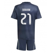 Real Madrid Brahim Diaz #21 Udebanetrøje Børn 2025-26 Kort ærmer (+ bukser)
