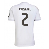 Real Madrid Daniel Carvajal #2 Hjemmebanetrøje 2025-26 Kort ærmer