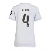 Real Madrid David Alaba #4 Hjemmebanetrøje Dame 2025-26 Kort ærmer