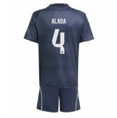 Real Madrid David Alaba #4 Udebanetrøje Børn 2025-26 Kort ærmer (+ bukser)