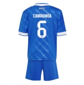 Real Madrid Eduardo Camavinga #6 Tredje trøje Børn 2025-26 Kort ærmer (+ bukser)