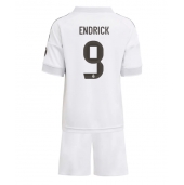 Real Madrid Endrick #9 Hjemmebanetrøje Børn 2025-26 Kort ærmer (+ bukser)