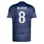 Real Madrid Federico Valverde #8 Udebanetrøje 2025-26 Kort ærmer