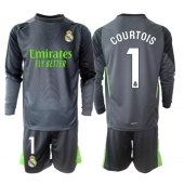 Real Madrid Thibaut Courtois #1 Målmand Tredje trøje Børn 2025-26 Lange ærmer (+ bukser)