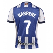 Real Sociedad Ander Barrenetxea #7 Hjemmebanetrøje 2025-26 Kort ærmer
