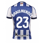 Real Sociedad Brais Mendez #23 Hjemmebanetrøje 2025-26 Kort ærmer