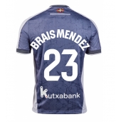 Real Sociedad Brais Mendez #23 Udebanetrøje 2025-26 Kort ærmer