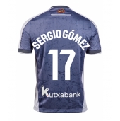 Real Sociedad Sergio Gomez #17 Udebanetrøje 2025-26 Kort ærmer
