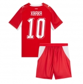 Schweiz Granit Xhaka #10 Hjemmebanetrøje Børn VM 2026 Kort ærmer (+ bukser)