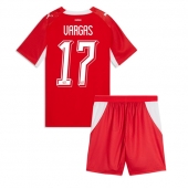 Schweiz Ruben Vargas #17 Hjemmebanetrøje Børn VM 2026 Kort ærmer (+ bukser)