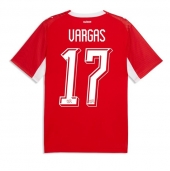 Schweiz Ruben Vargas #17 Hjemmebanetrøje VM 2026 Kort ærmer