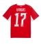 Schweiz Ruben Vargas #17 Hjemmebanetrøje VM 2026 Kort ærmer