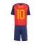 Spanien Dani Olmo #10 Hjemmebanetrøje Børn VM 2026 Kort ærmer (+ bukser)