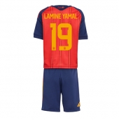 Spanien Lamine Yamal #19 Hjemmebanetrøje Børn VM 2026 Kort ærmer (+ bukser)