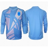 Spanien Målmand Hjemmebanetrøje EM 2024 Lange ærmer