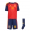 Spanien Martin Zubimendi #18 Hjemmebanetrøje Børn VM 2026 Kort ærmer (+ bukser)