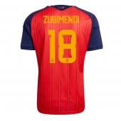 Spanien Martin Zubimendi #18 Hjemmebanetrøje VM 2026 Kort ærmer