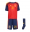 Spanien Mikel Oyarzabal #21 Hjemmebanetrøje Børn VM 2026 Kort ærmer (+ bukser)