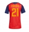 Spanien Mikel Oyarzabal #21 Hjemmebanetrøje Dame VM 2026 Kort ærmer