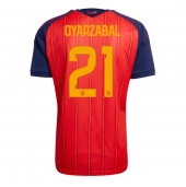 Spanien Mikel Oyarzabal #21 Hjemmebanetrøje VM 2026 Kort ærmer