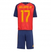 Spanien Nico Williams #17 Hjemmebanetrøje Børn VM 2026 Kort ærmer (+ bukser)