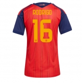 Spanien Rodri Hernandez #16 Hjemmebanetrøje Dame VM 2026 Kort ærmer
