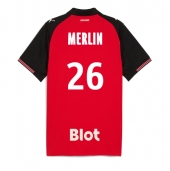 Stade Rennais Quentin Merlin #26 Hjemmebanetrøje 2025-26 Kort ærmer