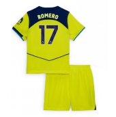 Tottenham Hotspur Cristian Romero #17 Tredje trøje Børn 2025-26 Kort ærmer (+ bukser)