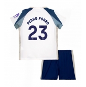 Tottenham Hotspur Pedro Porro #23 Hjemmebanetrøje Børn 2025-26 Kort ærmer (+ bukser)