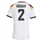 Tyskland Antonio Rudiger #2 Hjemmebanetrøje Dame VM 2026 Kort ærmer