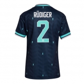 Tyskland Antonio Rudiger #2 Udebanetrøje Dame VM 2026 Kort ærmer