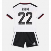 Tyskland David Raum #22 Hjemmebanetrøje Børn VM 2026 Kort ærmer (+ bukser)