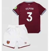 West Ham United Max Kilman #3 Hjemmebanetrøje Børn 2025-26 Kort ærmer (+ bukser)