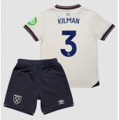 West Ham United Max Kilman #3 Udebanetrøje Børn 2025-26 Kort ærmer (+ bukser)