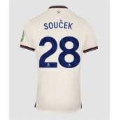 West Ham United Tomas Soucek #28 Udebanetrøje 2025-26 Kort ærmer